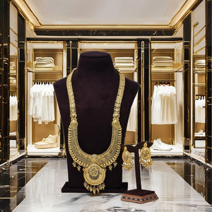 Venta al por mayor 14K 18K 24K chapado en oro formando collares largos, joyería de moda, joyería tradicional, joyería llena de oro Oro Joyeria. - Product Image 4