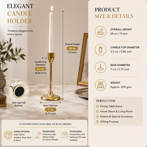 Support de bougie en laiton, chandelier pour bougies coniques, grand porte-bougie, décoration d'intérieur, centre de table, décoration de mariage, vente en gros - Product Image 5