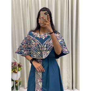 Bhanderi -BE Designer Fancy Western Style Pink Free-SIZE Robes de bal haut et bas assortis - Product Image 3