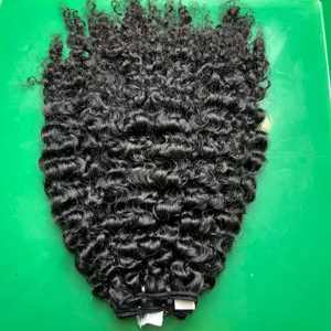 Extensiones de cabello humano virgen crudo vietnamita de alta calidad, paquetes rizados birmanos alineados con cutícula - Product Image 4