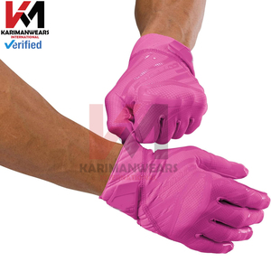 Guantes de Fútbol Americano con Logotipo Personalizado, Transpirables, con Agarre, Producción OEM, Marca Privada, Suministro al por Mayor para Marcas de Fútbol - Product Image 3