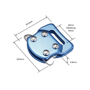 Boucle de ceinture de sécurité légère en aluminium à dégagement latéral pour ceinture de sécurité automobile, sangle de 25 mm et 38 mm - Product Image 2