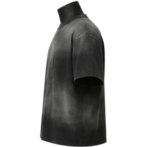 Camiseta Oversize de Algodón de 260 Gramos para Hombre, Estilo Vintage, Lavado Ácido, Estilo Snow, Personalizable para Streetwear - Product Image 4