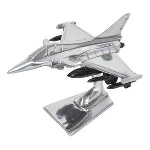 Modèle d'avion de chasse Rafale artisanal en métal avec cockpit noir et base, taille personnalisée, prix de gros - Product Image 6