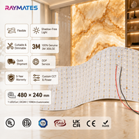 Feux LED en feuille de haute qualité 24V 10W 242 LED, flexibles, 1 LED/coupure, panneau LED multifonctionnel pour rétroéclairage de comptoirs en quartz et onyx