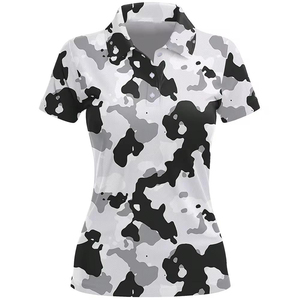 เสื้อโปโลแขนสั้นคุณภาพสูงสำหรับผู้หญิง ผ้าฝ้าย 100% สกรีนโลโก้ตามสั่ง สีพื้น สไตล์สตรีทแวร์ สำหรับฤดูร้อน รับผลิตแบบ OEM - Product Image 1