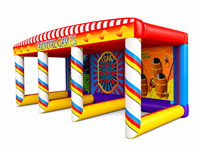Jouet gonflable multifonctionnel en PVC pour enfants avec ballon gonflé pour une utilisation en intérieur/extérieur