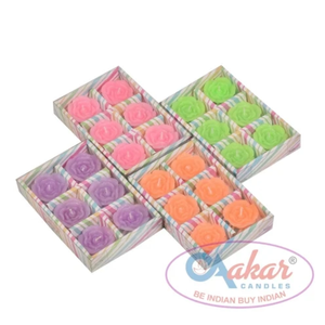 Petite bougie flottante décorative en forme de rose AF 604 pour centre de table au meilleur prix - Product Image 3