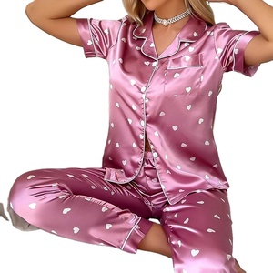 ชุดนอนผ้าฝ้ายแท้สำหรับผู้หญิงมีเบาะรองหน้าอกระบายอากาศได้ดีคุณภาพสูง - Product Image 1