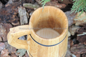 Taza de Café de Madera Cultural, Producto de Exportación de Alta Calidad de la India, Artesanía Hereditaria, Artículos para Beber, Diseño > Tazas y Platillos - Product Image 4