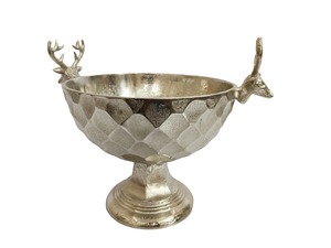 Support à gâteau rond moderne en aluminium à 1 niveau, présentoir à desserts pour décoration de table intérieure/extérieure, Noël, mariage, fête - Product Image 6