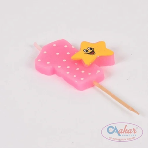 Vela de Cumpleaños con Diseño de Estrella para Suministros de Fiesta al Por Mayor al Mejor Precio - Product Image 2