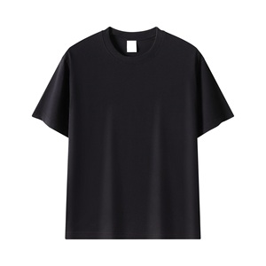 Camiseta Casual de Cuello Redondo y Manga Corta de Algodón Pesado de 230 g, Bordado con Logotipo Personalizado OEM de Fábrica BD China, Gran Venta de Verano - Product Image 3
