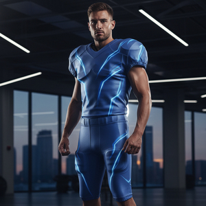 Uniforme de Fútbol Americano Resistente para Equipos de Secundaria y Universidad, Ropa Deportiva Personalizada con Tela Sublimada de Alto Rendimiento - Product Image 6
