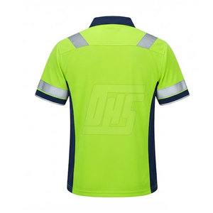 Chemises polo décontractées pour hommes, manches courtes, col classique, tissu doux, coupe confortable, uniforme de bureau - Product Image 2