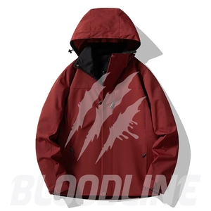 Men's Color Blocking <b>Waterproof</b> Breathable Windproof Eco-Friendly Quick Dry Puffer <b>Jacket</b> Zipper Closure Formal Winter Regular - Product Image 4