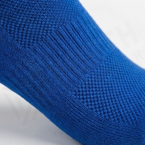 Crew <b>Socks</b> Solid Blue 100% Cotton Breathable Knitted Regular Style Adult Summer Casual Wear - Product Image 5