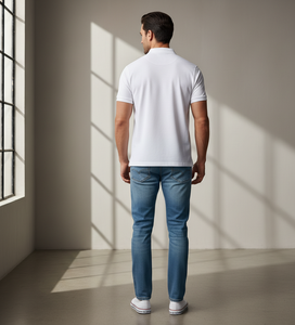 Camisas de Golf de Manga Corta para Hombre, Personalizadas con Logotipo OEM, Mezcla de Algodón y Poliéster, Estilo Piqué - Product Image 5