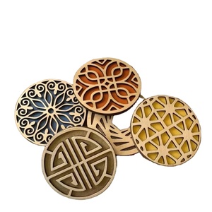 Posavasos personalizado moderno respetuoso con el medio ambiente 3,75 sublimación Hardboard Mdf Squarestone con posavasos trasero de corcho - Product Image 1