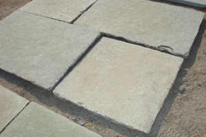 Dalles et carreaux en pierre calcaire brune Kota, durables et antidérapants, pour la conception intérieure et extérieure - Product Image 2