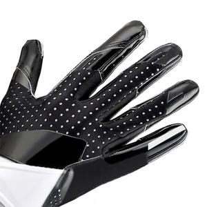 Guantes de Fútbol Americano Clásicos de Alta Calidad con Palma de Alta Adherencia, Logotipo y Diseño Personalizados, Ligeros y Ecológicos - Product Image 6