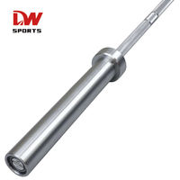 Barre d'haltères olympique professionnelle DW SPORTS 2,2 m 20 kg pour la musculation