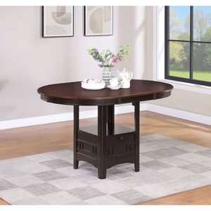 Tavolo da pranzo con prolunga castagno - Product Image 1