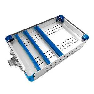 Boîte de Stérilisation en Acier pour Instruments Chirurgicaux Orthopédiques à Double Niveau, Conteneur Médical de Stérilisation - Product Image 2