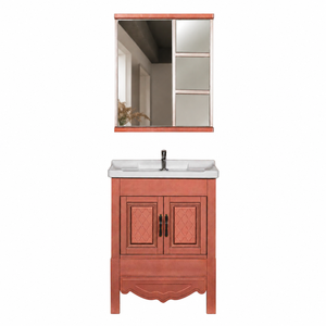 Modern PVC Eco-Friendly Bathroom Vanity Set Ceramic Basin Smart Mirror Water-Resistant Illuminated Design <b>Kitchen</b> Warehouse - Product Image 1