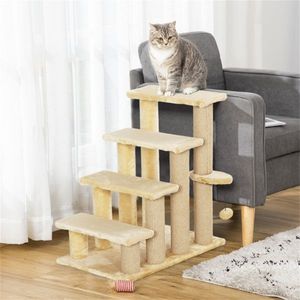 Grande Albero per Gatti da Interno di Lusso con Tiragraffi in MDF e Legno, Torre per Arrampicata per Gatti - Product Image 1