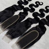 2*6 HD Lace Frontal, Precio de Fábrica al por Mayor, Cierre de Cabello 100% Humano, Ondulado Natural
