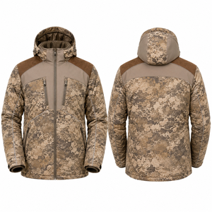 Chaqueta de Caza para Hombre MEGAMAPLE, de Tela Suave, Manga Larga, con Estampado Floral por Sublimación, Transpirable, que Absorbe la Humedad, de Poliéster/Algodón - Product Image 1