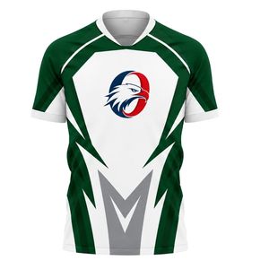 ชุดเสื้อฟุตบอลสีเขียวขาวแบบมืออาชีพ ชุดยูนิฟอร์มทีมฟุตบอลสั่งทำพิเศษ ระบายอากาศได้ดี ชุดกีฬา ผู้ผลิต OEM - Product Image 1