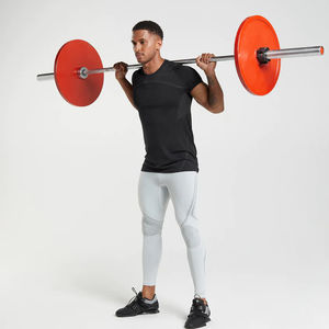 Leggings de sport modernes pour hommes, coupe ajustée, pantalons de performance pour l'entraînement, légers, compressifs et athlétiques. - Product Image 4