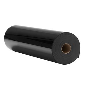 Rotolo di Vinile Termotrasferibile Nero Lucido 12 pollici x 70 piedi, Facile da Tagliare e con Forte Adesione, Compatibile per Accessori di Abbigliamento e Applicazioni a Caldo - Product Image 1
