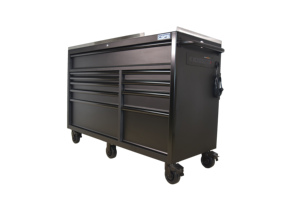 Matte Black Powder Coated Steel 10 Drawer <b>Tool</b> <b>Cabinet</b> Family keywords: for Garage Workshop Storage Use - Product Image 5
