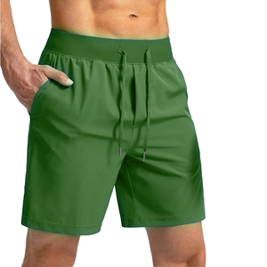 Shorts de sport pour homme, vert, à séchage rapide, avec poches, cordon de serrage à la taille, vêtements décontractés - Product Image 6