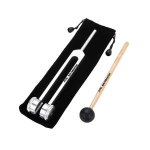Kit d'instruments de guérison 128 Hz, Diapason manuel, Outil de thérapie sonore, Certifié CE pour vibrations thérapeutiques, méditation et soulagement du stress - Product Image 1