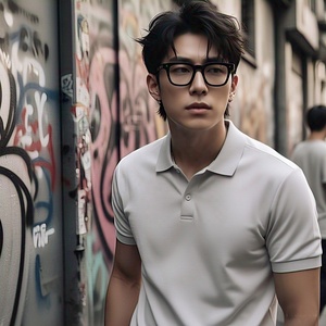 เสื้อเชิ้ตผู้ชายแบบถักลายพิมพ์สำหรับฤดูร้อน สวมใส่สบาย แห้งเร็ว ระบายอากาศดี เหมาะสำหรับธุรกิจและลำลอง แฟชั่นไซส์ใหญ่ - Product Image 2