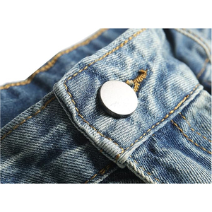 Jean décontracté vintage pour homme, coupe ample, jambe large, en denim noir, style streetwear hip-hop tendance - Product Image 5