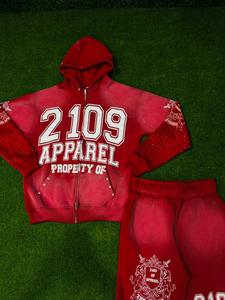 Conjunto Deportivo de Invierno Transpirable y Grueso para Hombre, Ropa para Correr, con Logotipo Personalizado, Parches y Estilo Casual - Product Image 5