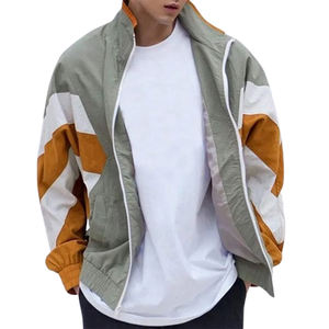 เสื้อแจ็คเก็ตมีฮู้ดสไตล์มินิมอลทันสมัย กันลม กันน้ำ แห้งเร็ว น้ำหนักเบา ทรงหลวม เหมาะสำหรับกิจกรรมกลางแจ้ง สไตล์ฮิปฮอป ตกแต่งด้วยผ้าแบบแพทช์เวิร์คสไตล์เกาหลี - Product Image 5