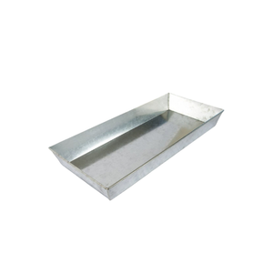 Plateau de service rectangulaire en métal poli avec deux poignées pour la restauration et l'usage domestique, plateau de service artisanal pour les collations - Product Image 2