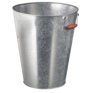 Nouvel Arrivage – Seau de Rangement Polyvalent en Fer Galvanisé Chromé Style Ferme Vintage pour Fleurs et Décoration - Product Image 2