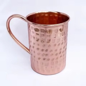 Taza Clásica de Cobre para Moscow Mule, Vaso de Metal Sólido para Bebidas, para Bar, Cocina, Restaurante, Uso en Mesa - Product Image 1