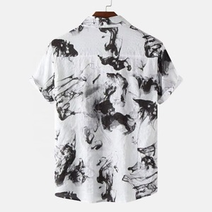 Nouvelles Chemises Hawaïennes en Coton Personnalisées pour Hommes 2026 – Vente en Gros, Imprimées, Manches Courtes, Écologiques, Respirantes, Séchage Rapide, Idéales pour les Vacances d'Été - Product Image 6