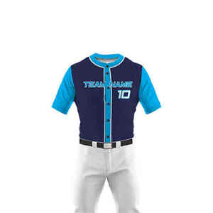 Maillot de baseball personnalisé en polyester, uniformes de baseball sublimés, vêtements de basketball tendance pour adultes - Product Image 3