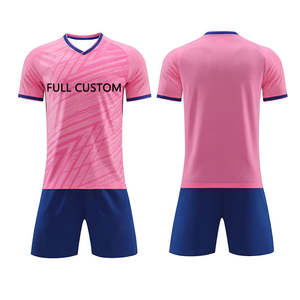 Uniforme de Fútbol Ligero y Transpirable, Superventas, con Impresión de Logotipo Personalizado, Manga Corta, Multicolor, Pedidos al por Mayor para la Temporada de Invierno - Product Image 3