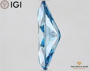 Diamante de Corte Marquesa de 2.00 Quilates, Color Azul Intenso, Claridad VVS2, Cultivado en Laboratorio CVD, con Certificado IGI para Joyería de Boda - Product Image 5