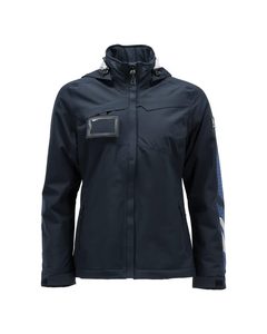 Women <b>Waterproof</b> Reflective <b>Work</b> Jacket Breathable Industrial Uniform Coat - Product Image 2